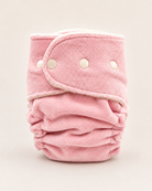 One Size Fitted Cloth Diaper (12-35lbs) - Blush OBV by Lilly & Frank 
