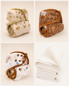Double Gusset Starter Bundle (3+ months) by Lilly & Frank 