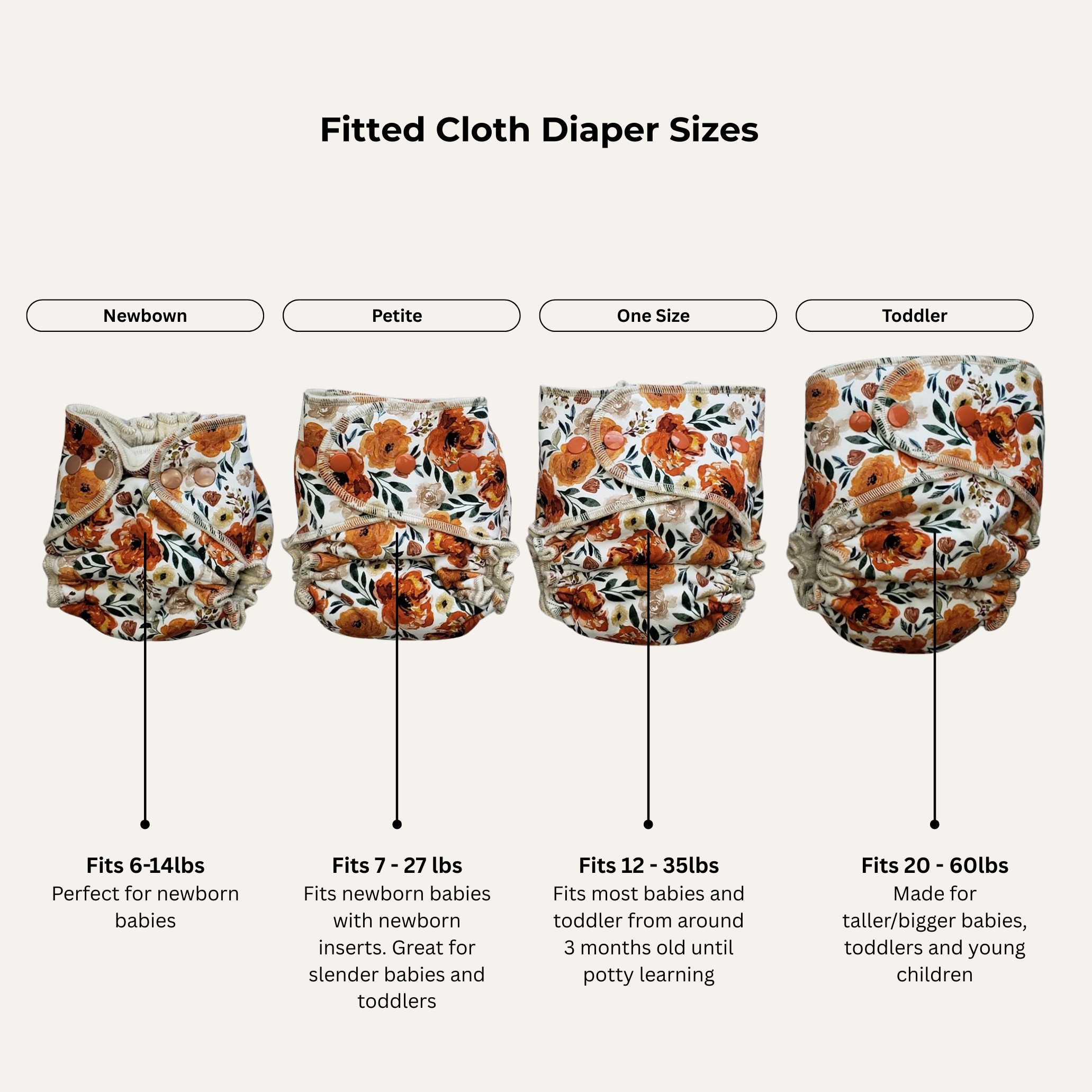 One Size - Bamboo Cotton Fitted - Luxe Turned - Lilly & Frank 