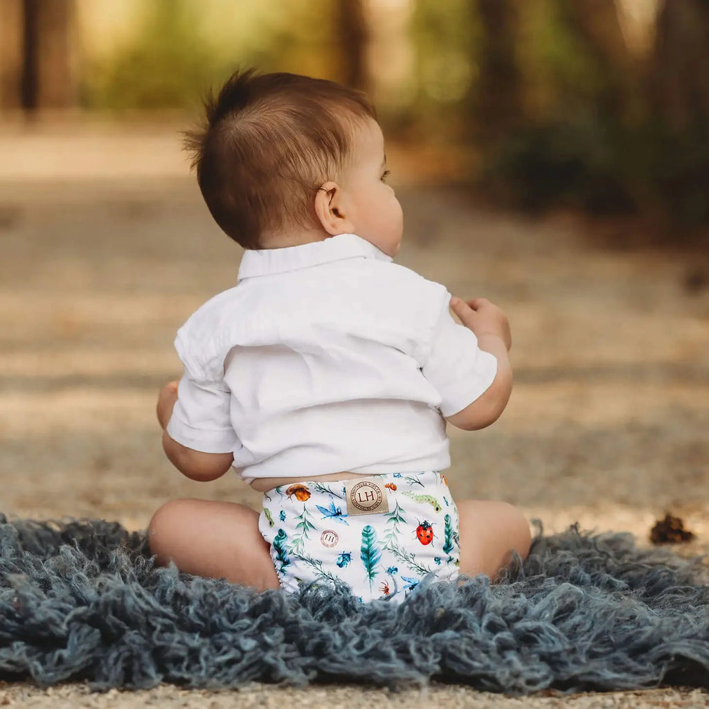 Lighthouse Kids Co. AIO Cloth Diaper Lighthouse Kids - Pocket Cloth Diaper - Caterpillar