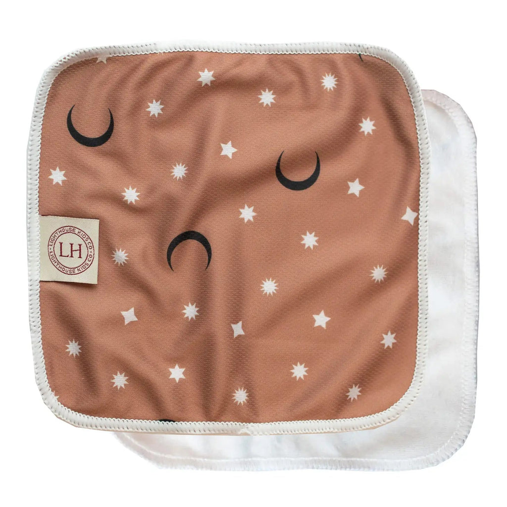 Lighthouse Kids Co. Cloth Wipe Moon Magic Lighthouse Kids - Cloth Wipes | Washcloths - 6 Pack
