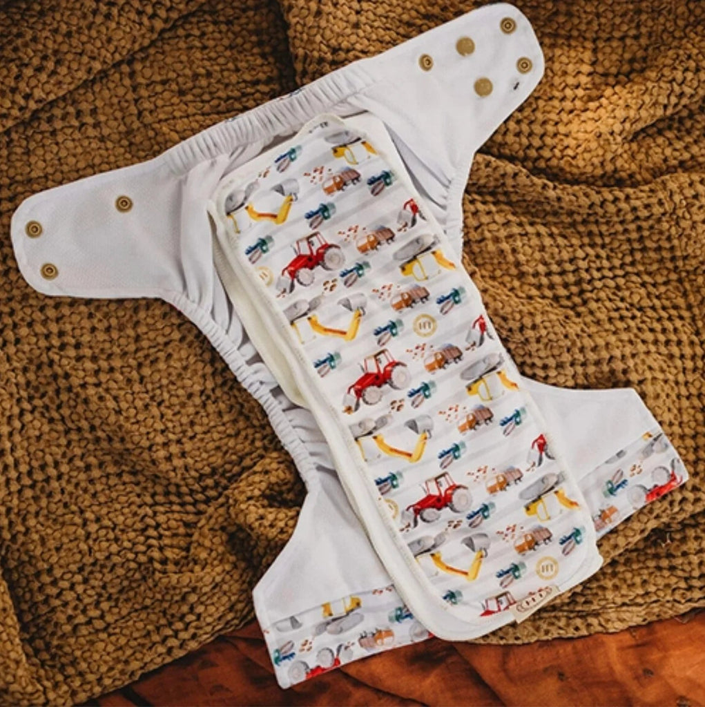 Lighthouse Kids Co. Reusable Diaper Liner Coop Lighthouse Kids Co. Cloth Liner 6-Pack (Bamboo Velour and AWJ)