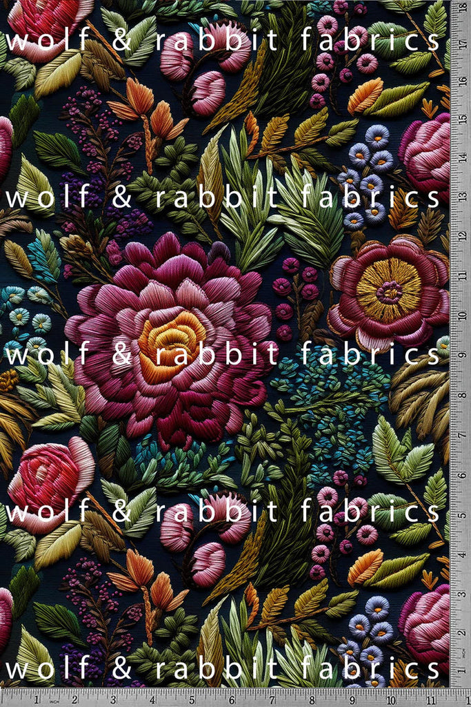 Lilly & Frank Wolf & Rabbit Fall Stitchery Pre-Order Fabric Group Deposit