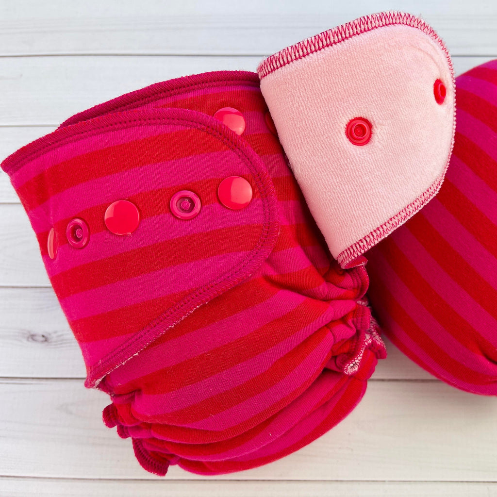 Lilly & Frank cloth diaper Cream Soda Toddler Cloth Diaper - Hybrid -Serged