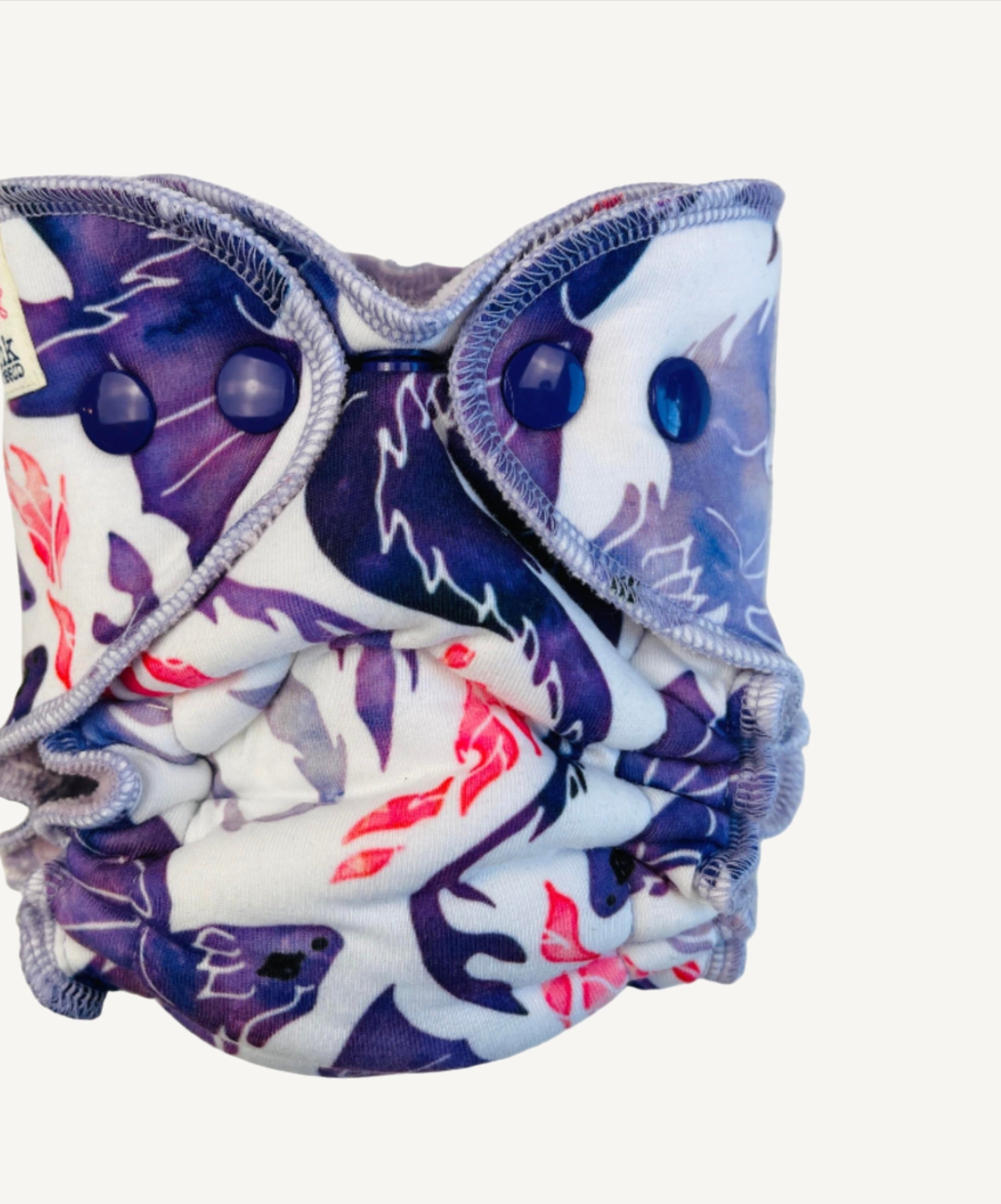 Lilly & Frank Cloth Diaper Dragon Fire Newborn Cloth Diaper - Hybrid - Serged