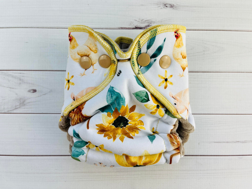 Lilly & Frank Cloth Diaper Newborn Hybrid ~ Comfort Serged