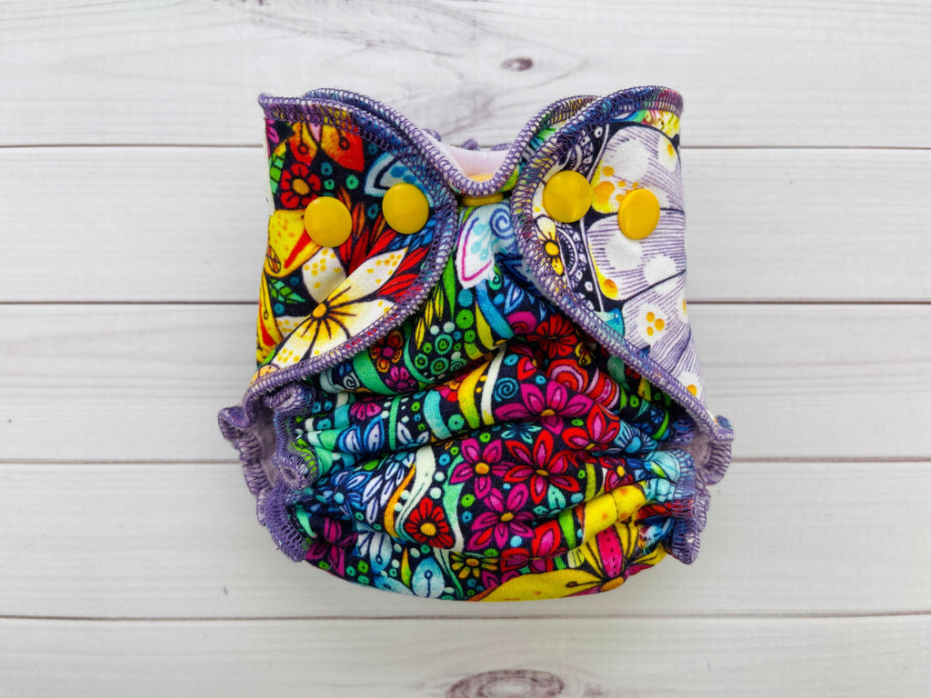 Lilly & Frank Cloth Diaper Oasis Newborn Cloth Diaper - Hybrid - Serged