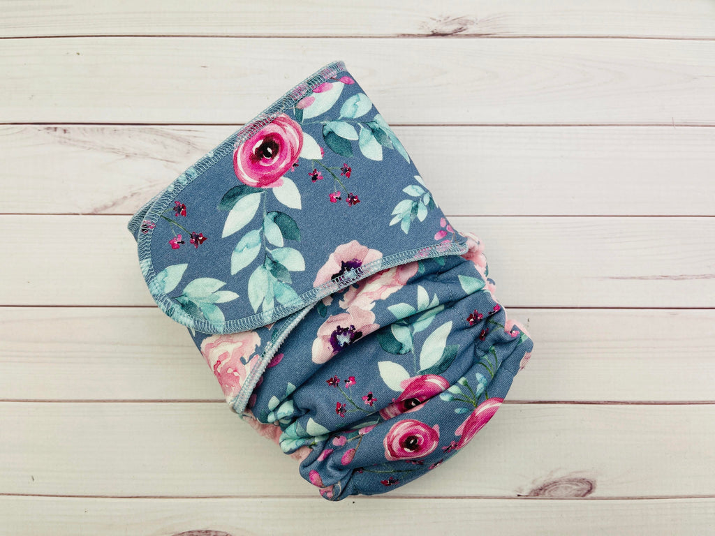Lilly & Frank cloth diaper Ranunculus Toddler Cloth Diaper - Snapless - Comfort Serged