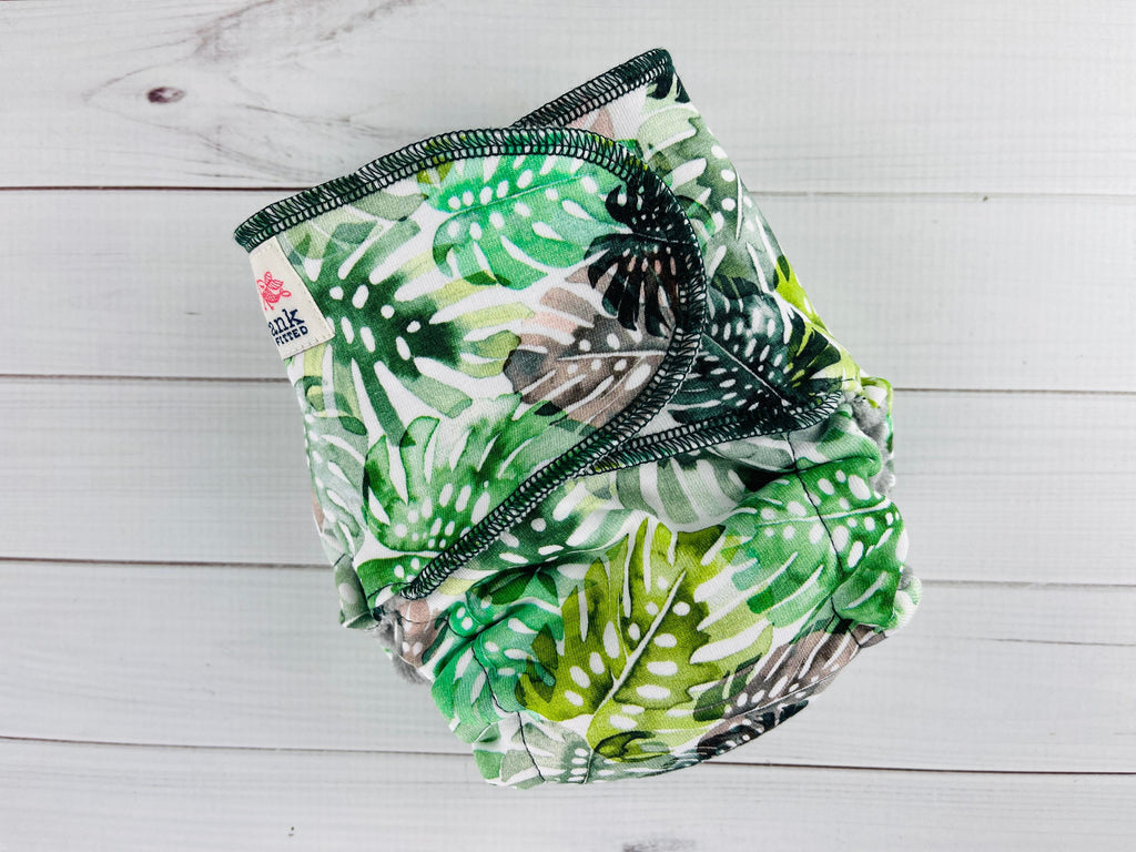 Lilly & Frank cloth diaper Monstera Toddler Cloth Diaper - Snapless - Comfort Serged