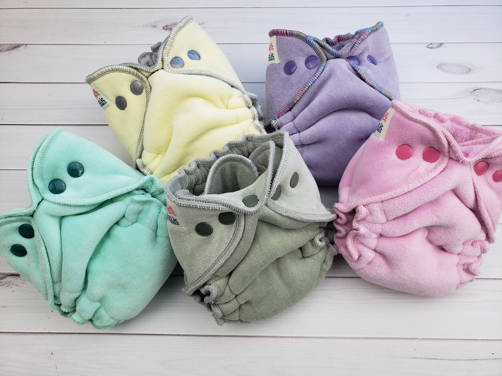 Lilly & Frank Cloth Diaper Velour Newborn Diaper
