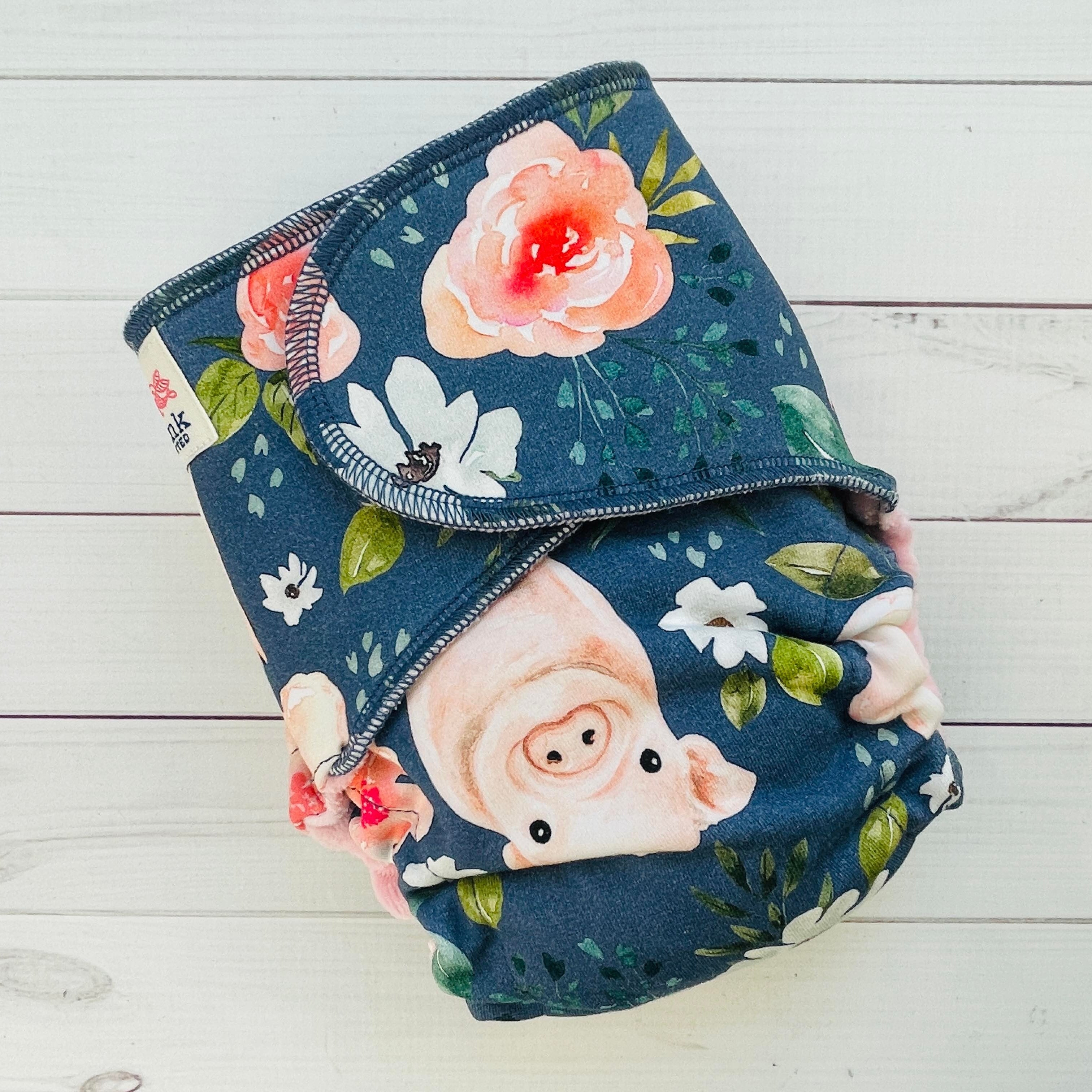 Lilly & Frank cloth diaper Wilbur Petite Snap-less Cloth Diaper - Comfort Serged