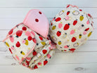 Lilly & Frank cloth diaper Yummy Strawberries Toddler Cloth Diaper - Fitted - Serged