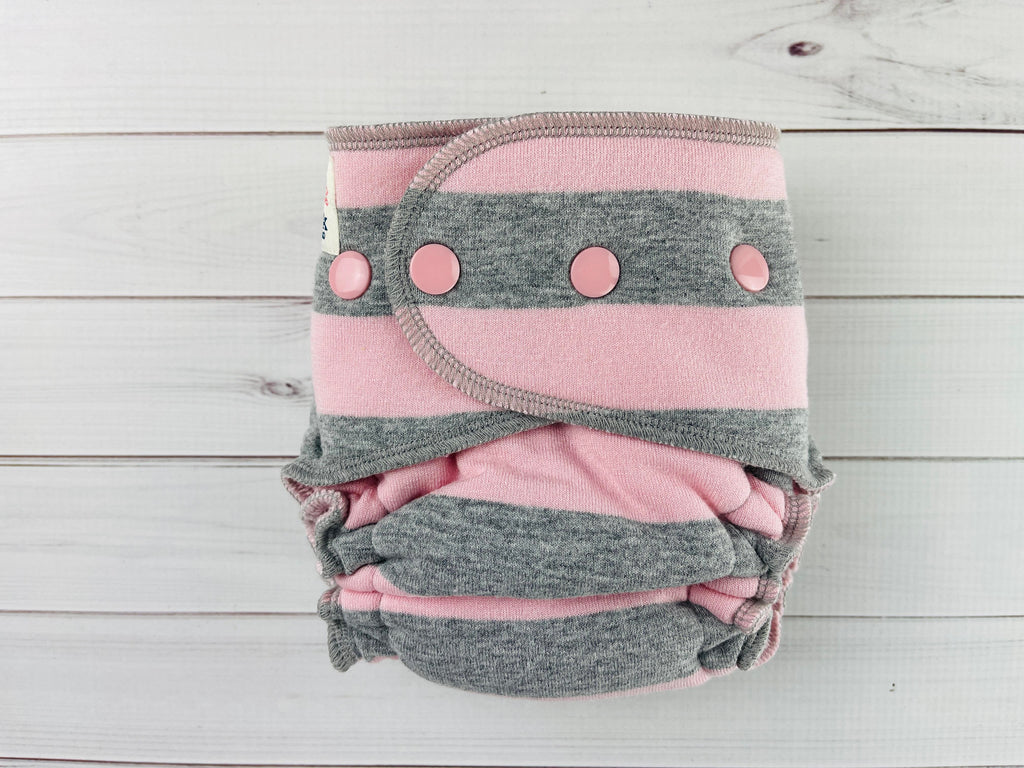 Lilly & Frank Fitted Cloth Diaper Addison Petite Hybrid Cloth Diaper - Hybrid - Classic Serged
