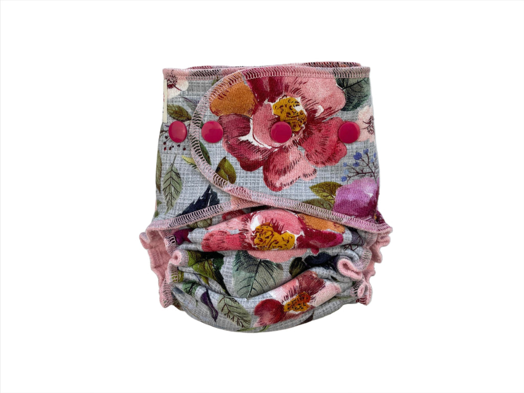 Lilly & Frank Fitted Cloth Diaper Adley Petite Hybrid Cloth Diaper - Hybrid - Classic Serged