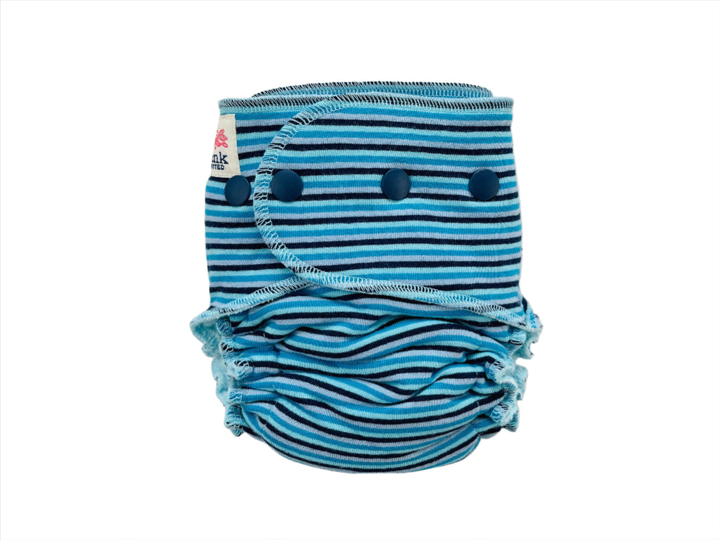 Lilly & Frank Fitted Cloth Diaper Luke Petite Hybrid Cloth Diaper - Hybrid - Classic Serged