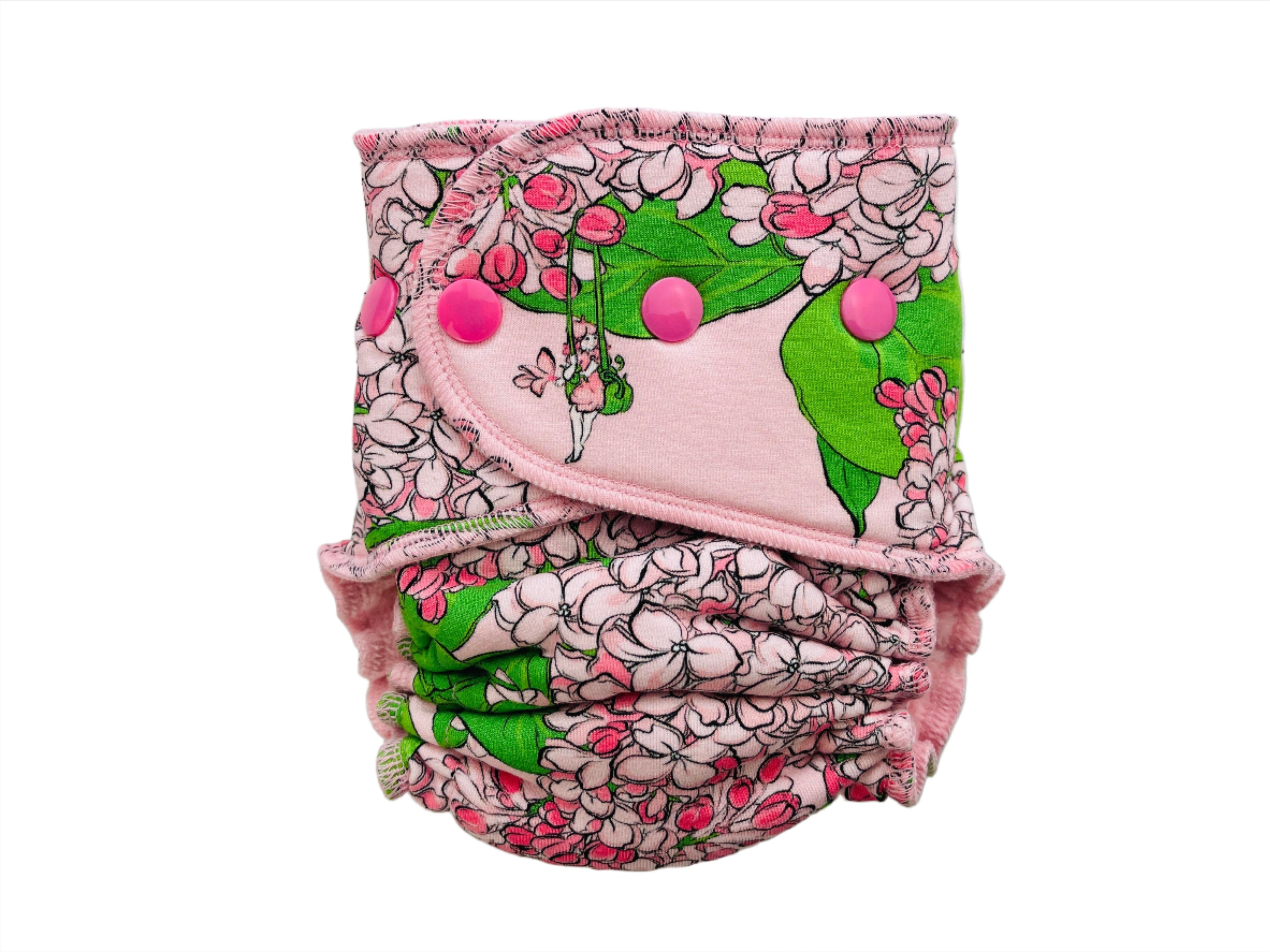 Lilly & Frank Fitted Cloth Diaper Meadowsweet Petite Hybrid Cloth Diaper - Hybrid - Classic Serged