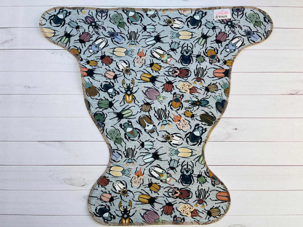 Lilly & Frank Flat Cloth Diaper Beatles (Coming Soon!) One Size Contour Flat