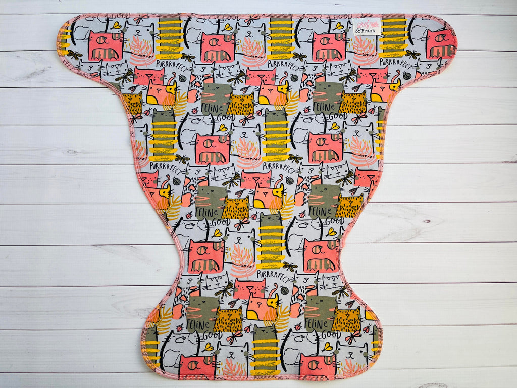 Lilly & Frank Flat Cloth Diaper One Size Contour Flat