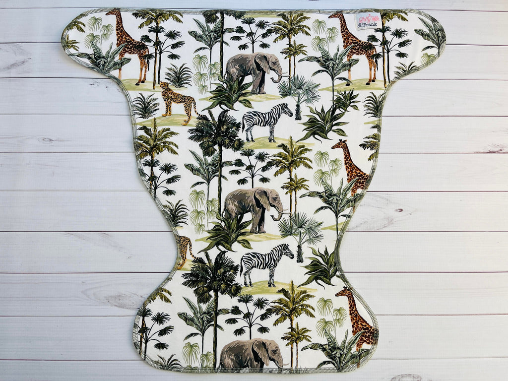 Lilly & Frank Flat Cloth Diaper One Size Contour Flat