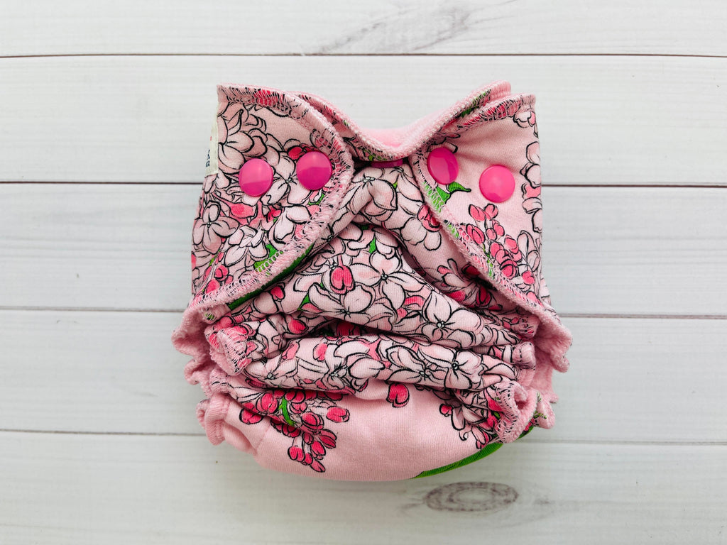 Lilly & Frank Newborn Cloth Diaper Pihasyreeni Newborn Fitted Serged Cloth Diaper