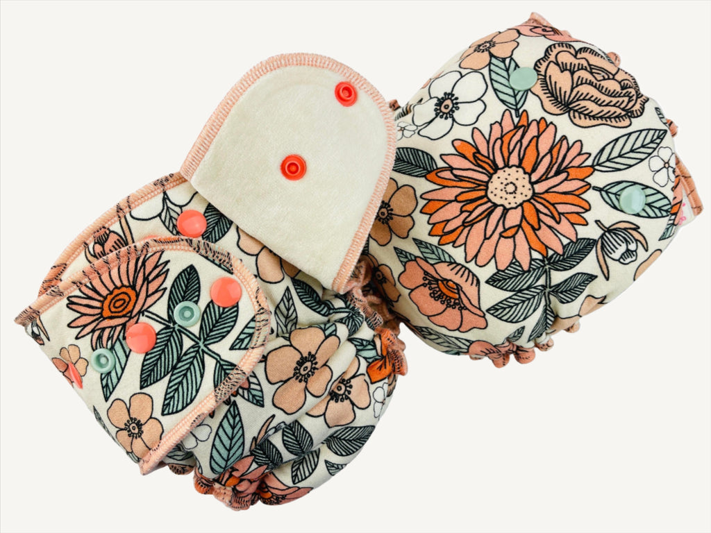 Lilly & Frank One Size Cloth Diaper Abigial One Size Fitted Cloth Diaper - Serged