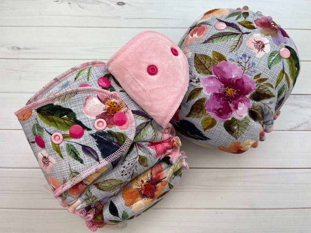 Lilly & Frank One Size Cloth Diaper Adley One Size Hybrid Cloth Diaper - Serged