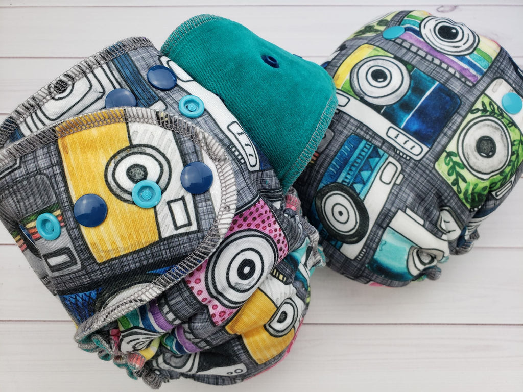 Lilly & Frank One Size Cloth Diaper Camera Shy One Size Cloth Diaper - Hybrid - Serged