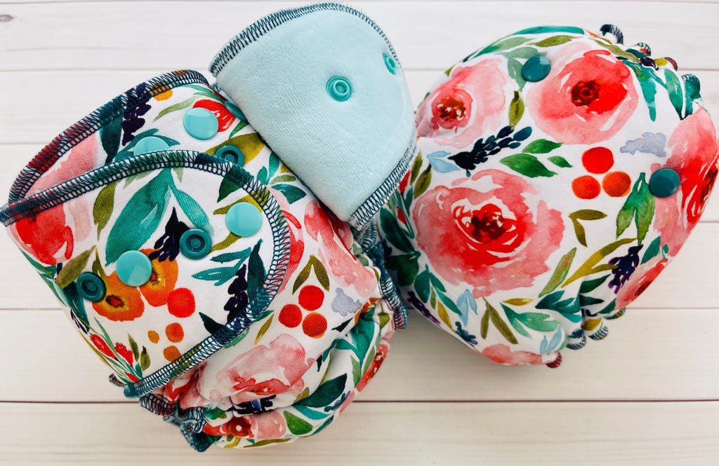 Lilly & Frank One Size Cloth Diaper Elin One Size Cloth Diaper - Hybrid - Serged