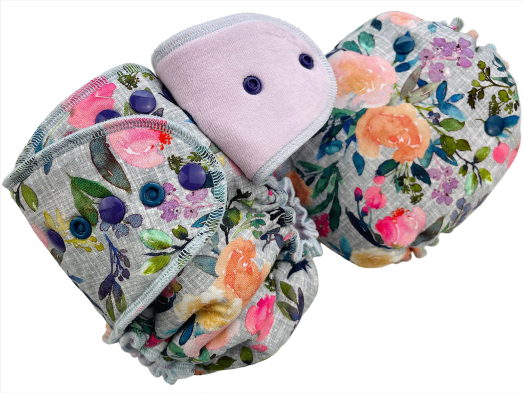 Lilly & Frank One Size Cloth Diaper Ramona One Size Cloth Diaper - Fitted - Serged