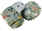 Lilly & Frank One Size Cloth Diaper Sage Mushrooms One Size Hybrid Cloth Diapers ~ Comfort Serged