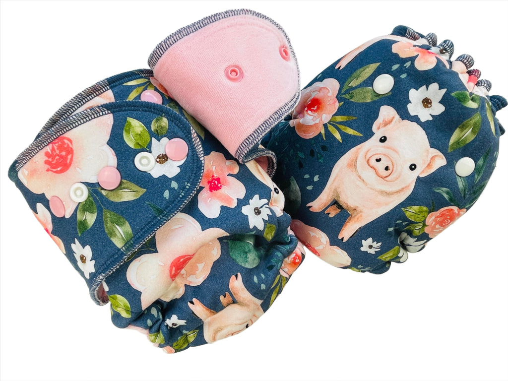 Lilly & Frank One Size Cloth Diaper Wilbur One Size Hybrid Cloth Diapers ~ Comfort Serged