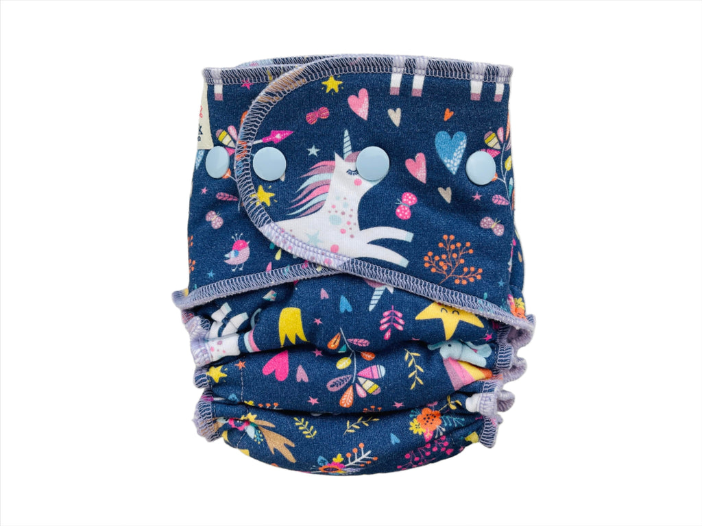 Lilly & Frank Petite Cloth Diaper Lovely Luna Petite Cloth Diaper - Fitted - Classic Serged