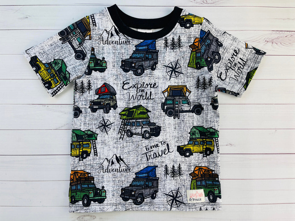Lilly & Frank T-Shirt Adventure Awaits 2T L&F T-Shirt