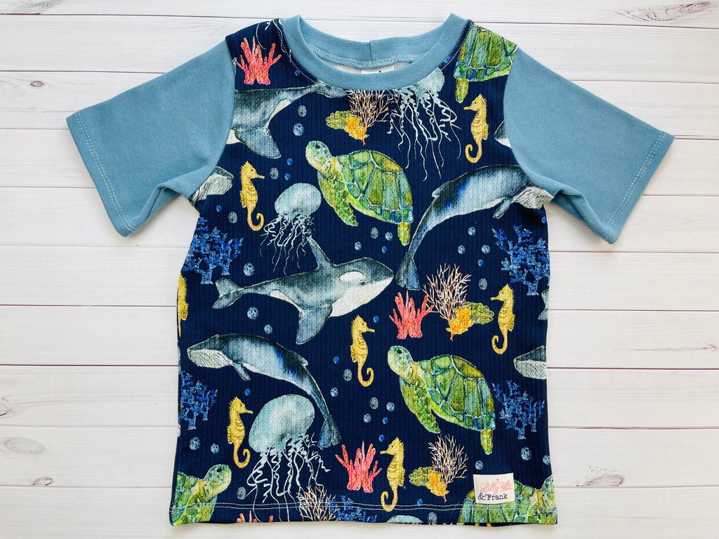 Lilly & Frank T-Shirt Sea Creatures 3T L&F T-Shirt