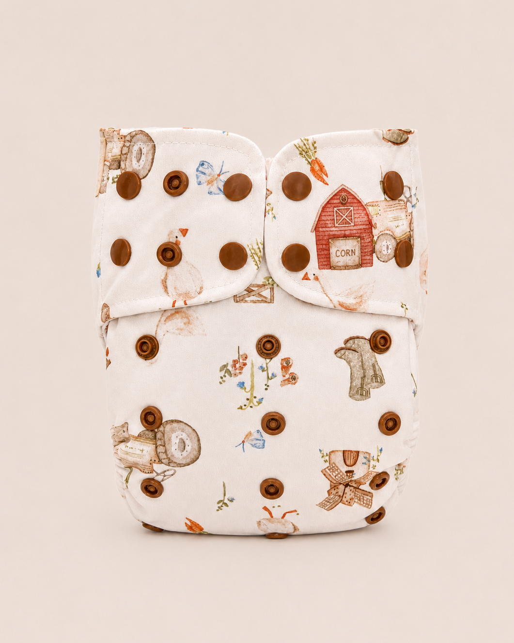 One Size Cloth Diaper Cover - (6-35lbs)