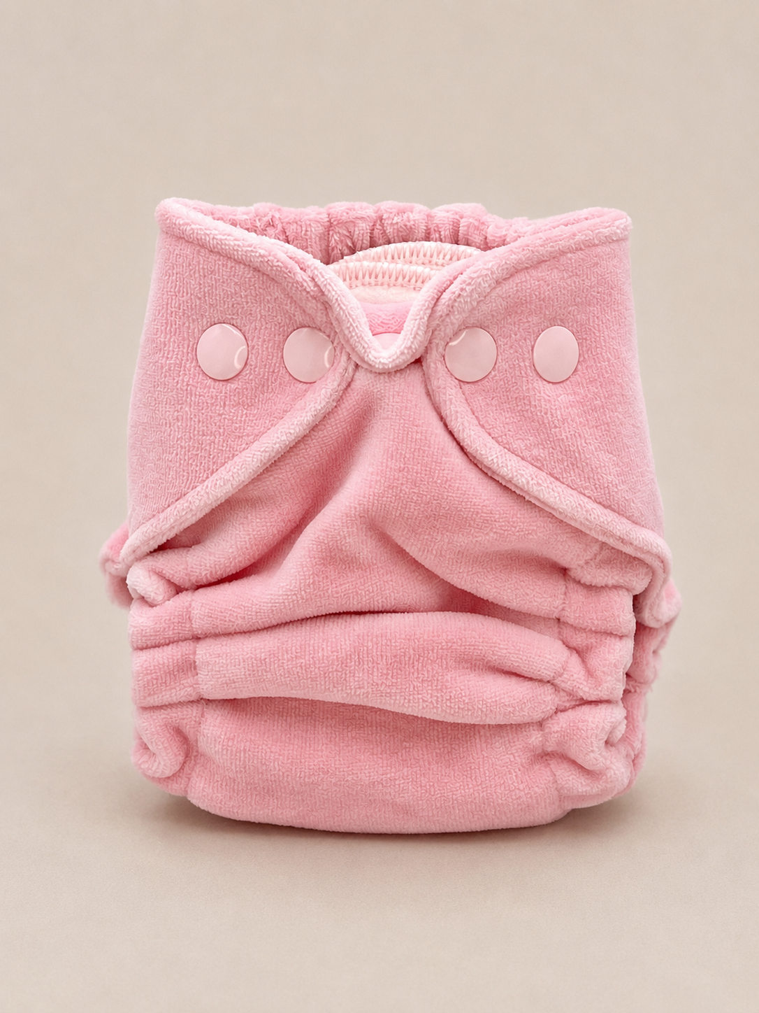Newborn Fitted Cloth Diaper – Organic Cotton Velour