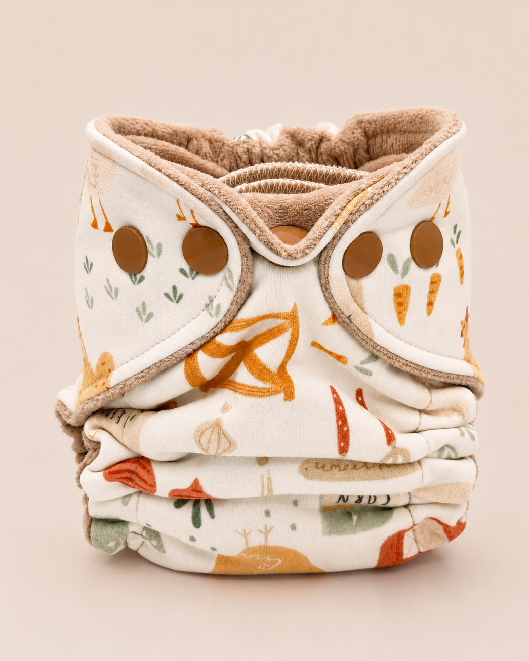 Newborn Fitted Cloth Diaper (6-14lbs) - Country Life by Lilly & Frank 