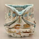 Newborn Fitted Cloth Diaper (6-14lbs) - County Fair by Lilly & Frank 
