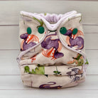 Newborn Fitted Cloth Diaper (6-14lbs) - Little Dragons - Lilly & Frank 
