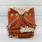 Newborn Fitted Cloth Diaper (6-14lbs) - Happy Rhinos by Lilly & Frank 