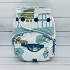 Petite Fitted Cloth Diaper (7-30lbs) - Busy Street by Lilly & Frank 