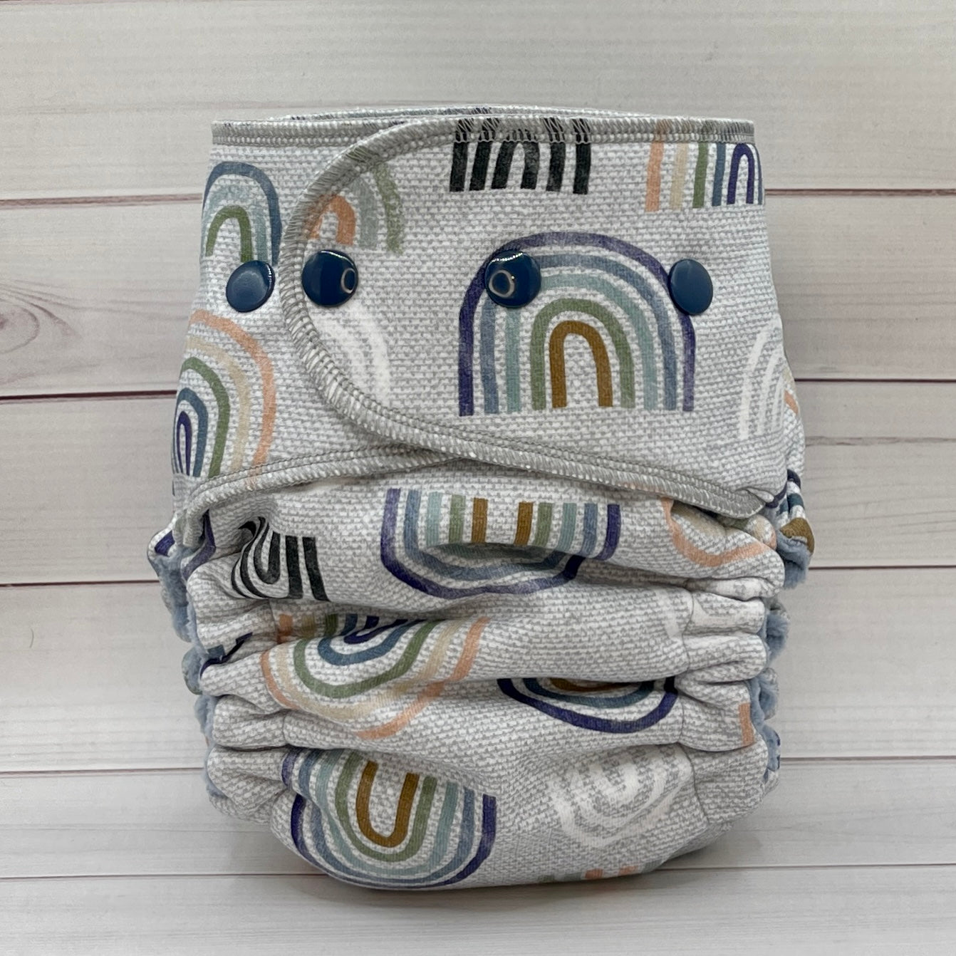 One Size Fitted Cloth Diaper (12-35lbs) - Little Arches - Lilly & Frank 