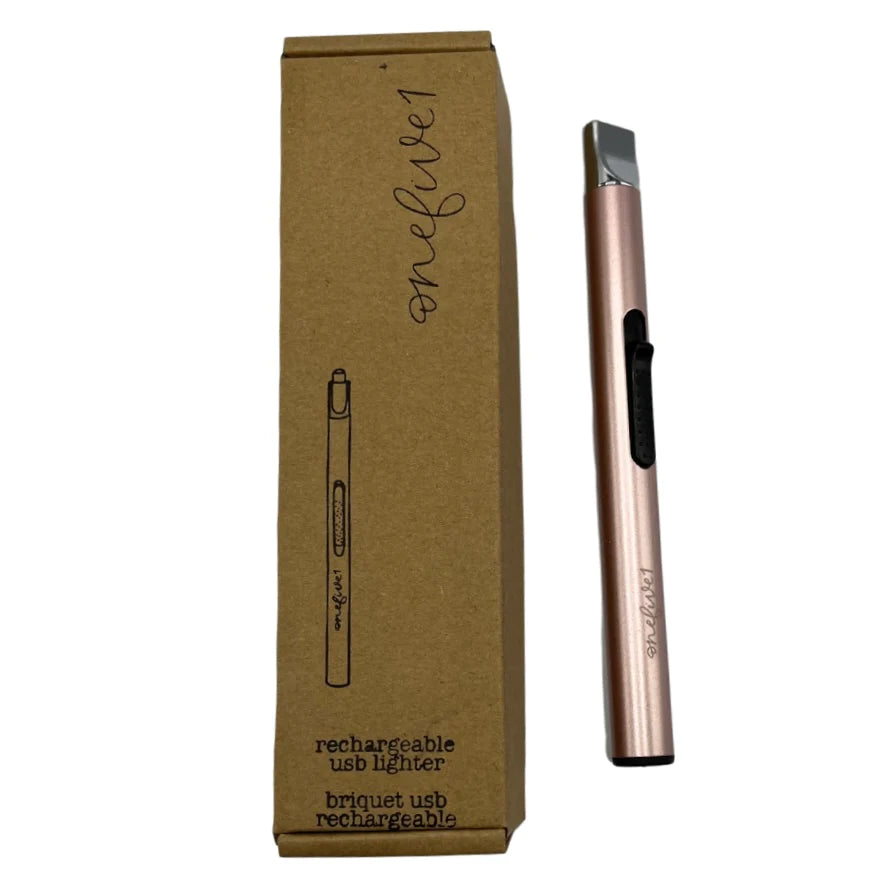 onefive1 Candle usb lighter rose gold onefive1 usb lighter