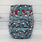 Petite Fitted Cloth Diaper (7-30lbs) - Toadstools by Lilly & Frank 