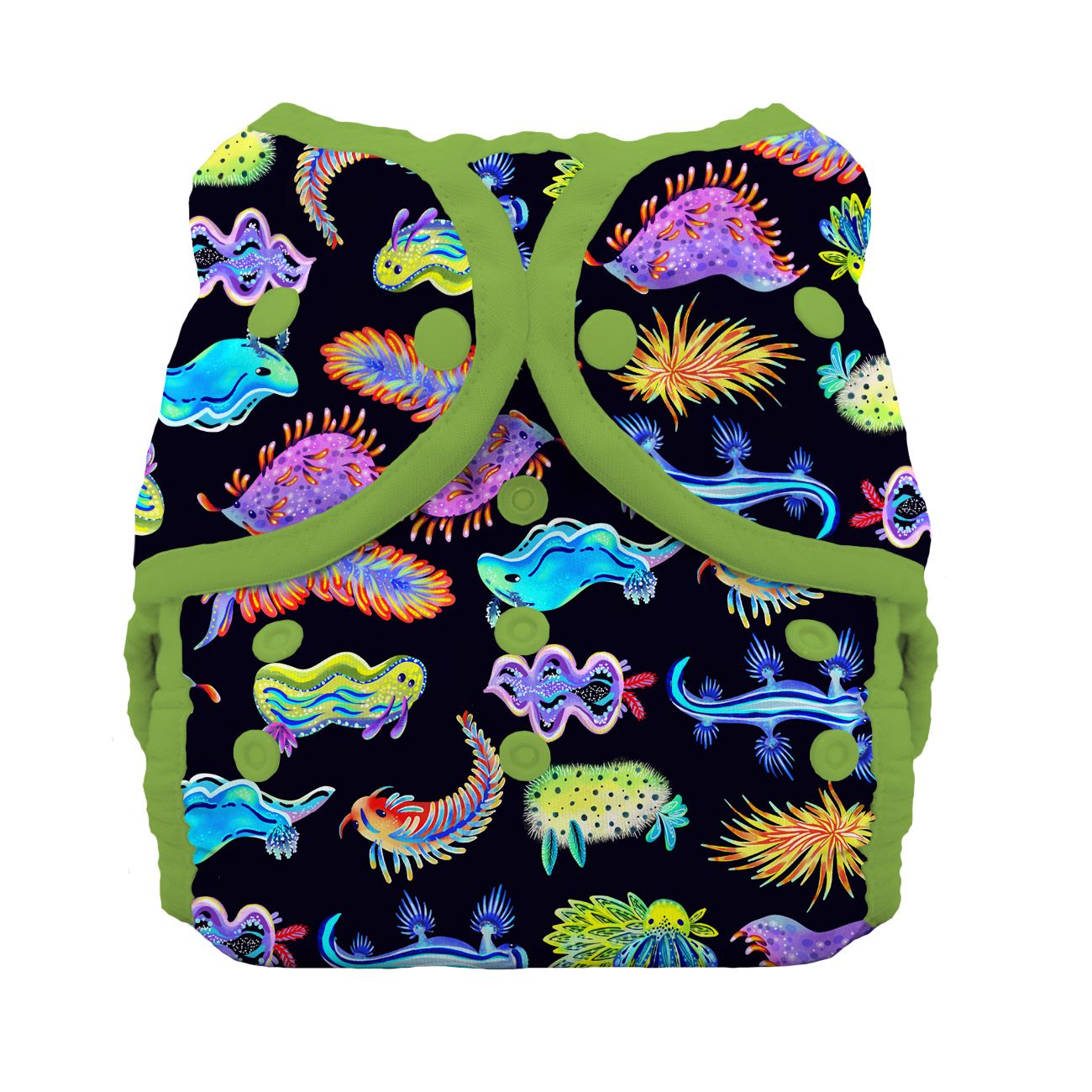 Thirsties Diaper Cover Sea Parade Thirsties Duo Wrap ~ Size Two Snap