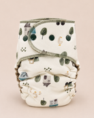 Toddler Hybrid Cloth Diaper (20-60lbs) - Quiet Cottage by Lilly & Frank 