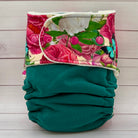 Toddler Fitted Cloth Diaper (20-60lbs) - Rose Garden - Lilly & Frank 