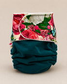 Toddler Fitted Cloth Diaper (20-60lbs) - Rose Garden by Lilly & Frank 