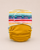 Toddler Fitted Cloth Diaper (20-60lbs) - Sunshine & Rainbows by Lilly & Frank 