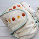 Toddler Fitted Cloth Diaper - Organic Bamboo Velour - Made To Order by Lilly & Frank 